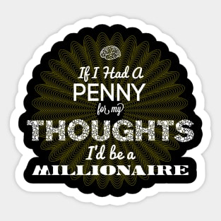 Millionaire Sticker